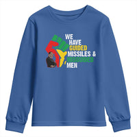 MLK Quotes We Have Guided Missiles And Misguided Men Youth Sweatshirt Dr Martin Luther King Jr