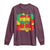 MLK Day Judge Me By The Content Of My Character Long Sleeve Shirt Martin Luther King Africa Map Black History Month