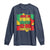 MLK Day Judge Me By The Content Of My Character Long Sleeve Shirt Martin Luther King Africa Map Black History Month