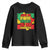 MLK Day Judge Me By The Content Of My Character Youth Sweatshirt Martin Luther King Africa Map Black History Month