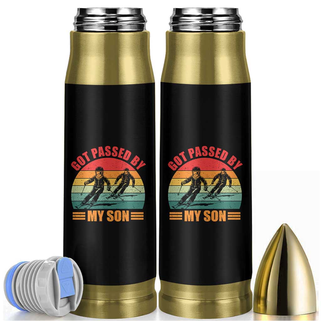 Funny Skiing Ski Dad Bullet Tumbler Got Passed By My Son Retro Vintage - Wonder Print Shop