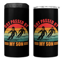 Funny Skiing Ski Dad 4 in 1 Can Cooler Tumbler Got Passed By My Son Retro Vintage - Wonder Print Shop