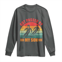 Funny Skiing Ski Dad Long Sleeve Shirt Got Passed By My Son Retro Vintage - Wonder Print Shop