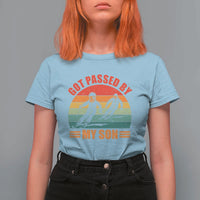 Funny Skiing Ski Dad T Shirt For Women Got Passed By My Son Retro Vintage - Wonder Print Shop