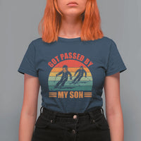 Funny Skiing Ski Dad T Shirt For Women Got Passed By My Son Retro Vintage - Wonder Print Shop