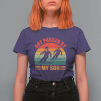 Funny Skiing Ski Dad T Shirt For Women Got Passed By My Son Retro Vintage - Wonder Print Shop