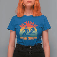 Funny Skiing Ski Dad T Shirt For Women Got Passed By My Son Retro Vintage - Wonder Print Shop