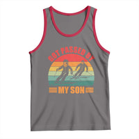 Funny Skiing Ski Dad Tank Top Got Passed By My Son Retro Vintage - Wonder Print Shop