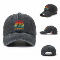 Funny Skiing Ski Dad Washed Cotton Baseball Cap Got Passed By My Son Retro Vintage