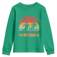 Funny Skiing Ski Dad Youth Sweatshirt Got Passed By My Son Retro Vintage - Wonder Print Shop