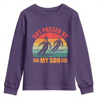 Funny Skiing Ski Dad Youth Sweatshirt Got Passed By My Son Retro Vintage - Wonder Print Shop