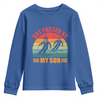 Funny Skiing Ski Dad Youth Sweatshirt Got Passed By My Son Retro Vintage - Wonder Print Shop