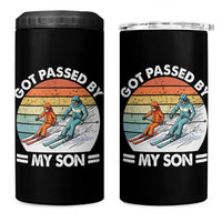 Funny Ski Dad 4 in 1 Can Cooler Tumbler Got Passed By My Son Retro Vintage - Wonder Print Shop