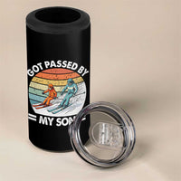 Funny Ski Dad 4 in 1 Can Cooler Tumbler Got Passed By My Son Retro Vintage - Wonder Print Shop
