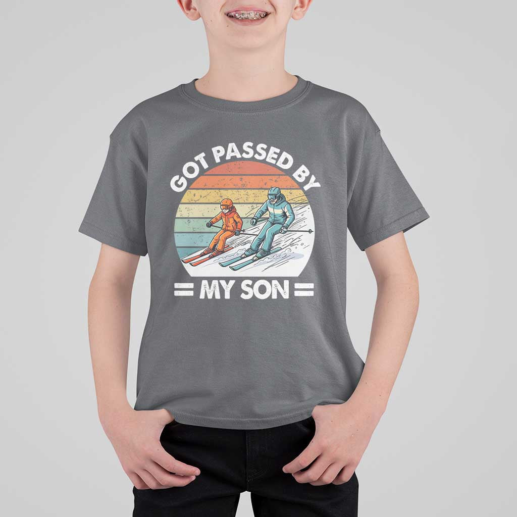 Funny Ski Dad T Shirt For Kid Got Passed By My Son Retro Vintage - Wonder Print Shop