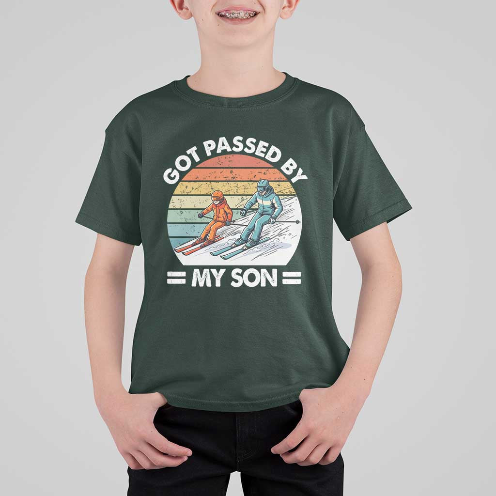 Funny Ski Dad T Shirt For Kid Got Passed By My Son Retro Vintage - Wonder Print Shop
