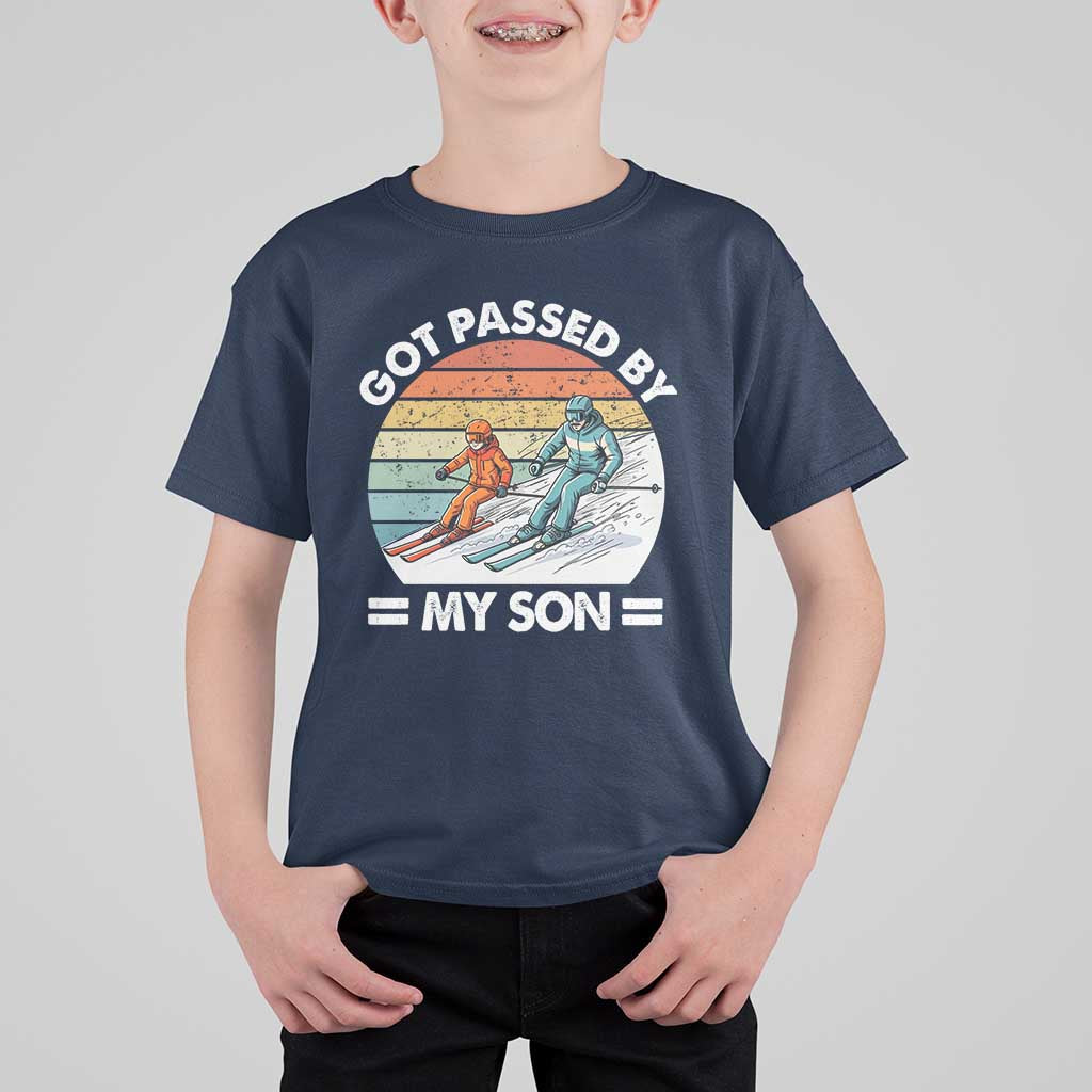 Funny Ski Dad T Shirt For Kid Got Passed By My Son Retro Vintage - Wonder Print Shop