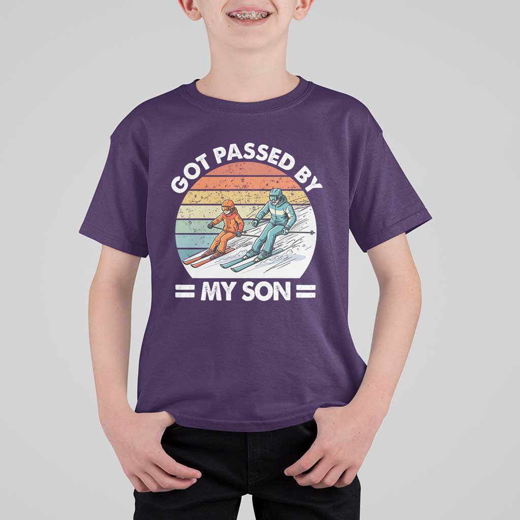 Funny Ski Dad T Shirt For Kid Got Passed By My Son Retro Vintage - Wonder Print Shop