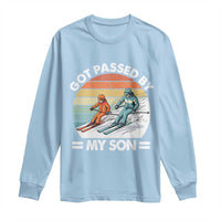 Funny Ski Dad Long Sleeve Shirt Got Passed By My Son Retro Vintage - Wonder Print Shop