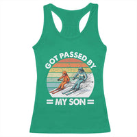 Funny Ski Dad Racerback Tank Top Got Passed By My Son Retro Vintage - Wonder Print Shop