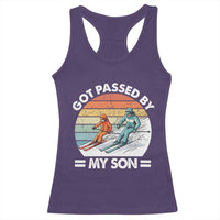 Funny Ski Dad Racerback Tank Top Got Passed By My Son Retro Vintage - Wonder Print Shop
