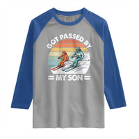 Funny Ski Dad Raglan Shirt Got Passed By My Son Retro Vintage - Wonder Print Shop