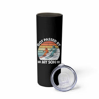 Funny Ski Dad Skinny Tumbler Got Passed By My Son Retro Vintage - Wonder Print Shop