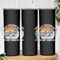 Funny Ski Dad Skinny Tumbler Got Passed By My Son Retro Vintage - Wonder Print Shop