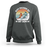 Funny Ski Dad Sweatshirt Got Passed By My Son Retro Vintage - Wonder Print Shop