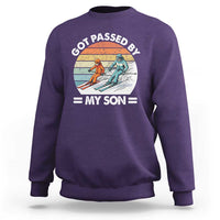 Funny Ski Dad Sweatshirt Got Passed By My Son Retro Vintage - Wonder Print Shop