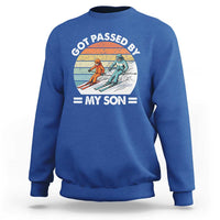 Funny Ski Dad Sweatshirt Got Passed By My Son Retro Vintage - Wonder Print Shop