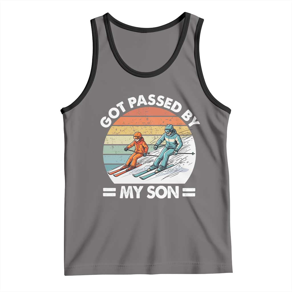 Funny Ski Dad Tank Top Got Passed By My Son Retro Vintage - Wonder Print Shop
