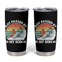Funny Ski Dad Tumbler Cup Got Passed By My Son Retro Vintage - Wonder Print Shop