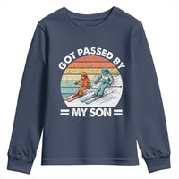 Funny Ski Dad Youth Sweatshirt Got Passed By My Son Retro Vintage - Wonder Print Shop