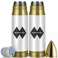 Funny I Am Difficult Double Black Diamond Ski Snowboard Bullet Tumbler - Wonder Print Shop