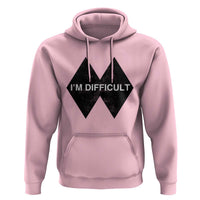 Funny I Am Difficult Double Black Diamond Ski Snowboard Hoodie - Wonder Print Shop