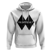 Funny I Am Difficult Double Black Diamond Ski Snowboard Hoodie - Wonder Print Shop