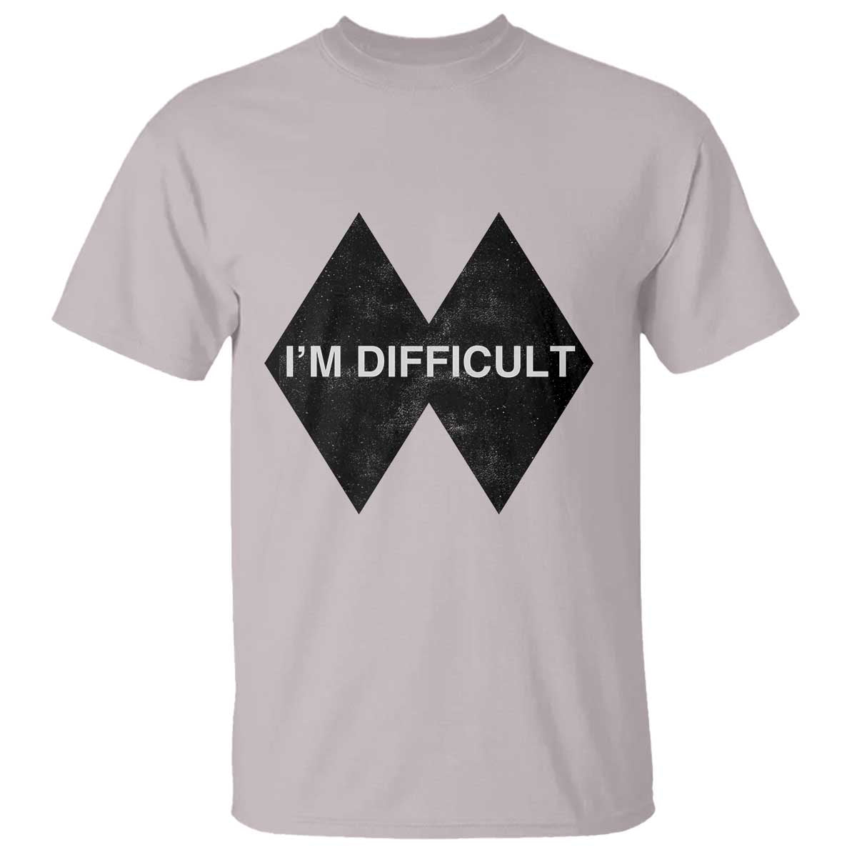 Funny I Am Difficult Double Black Diamond Ski Snowboard T Shirt - Wonder Print Shop