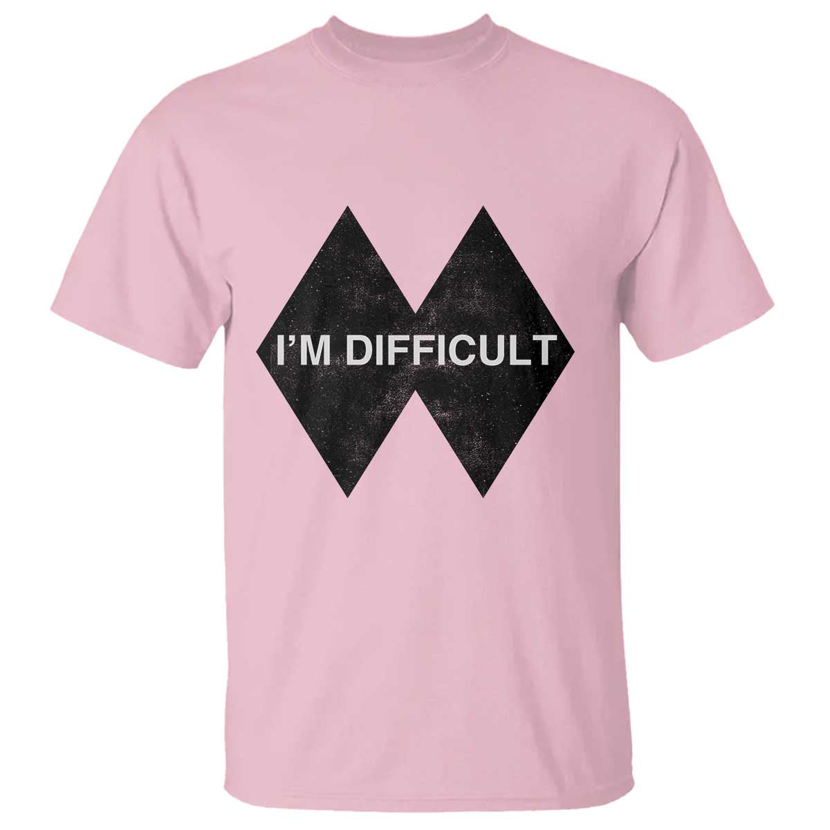 Funny I Am Difficult Double Black Diamond Ski Snowboard T Shirt - Wonder Print Shop