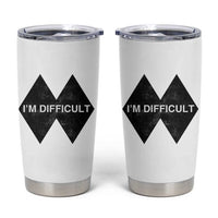 Funny I Am Difficult Double Black Diamond Ski Snowboard Tumbler Cup - Wonder Print Shop