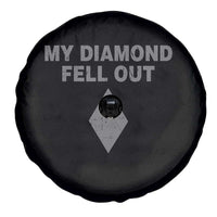 Funny Skiing Snowboarding Spare Tire Cover My Diamond Fell Out Ski Puns Double Black Diamond - Wonder Print Shop