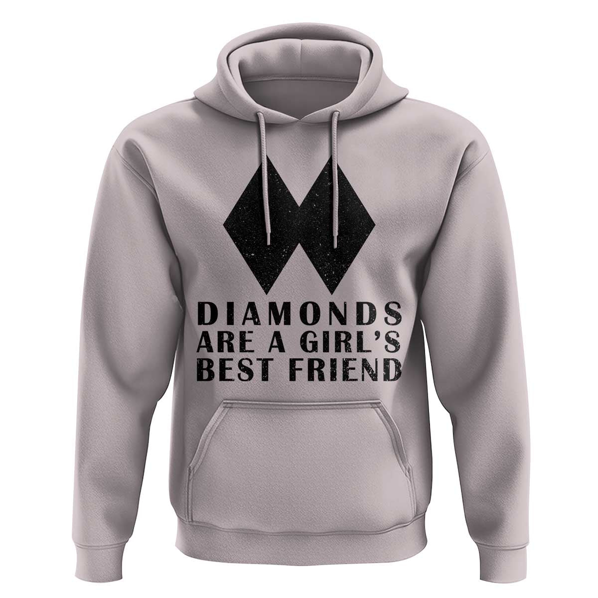 Funny Skiing Snowboarding Hoodie Diamonds Are A Girls Best Friend