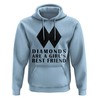 Funny Skiing Snowboarding Hoodie Diamonds Are A Girls Best Friend