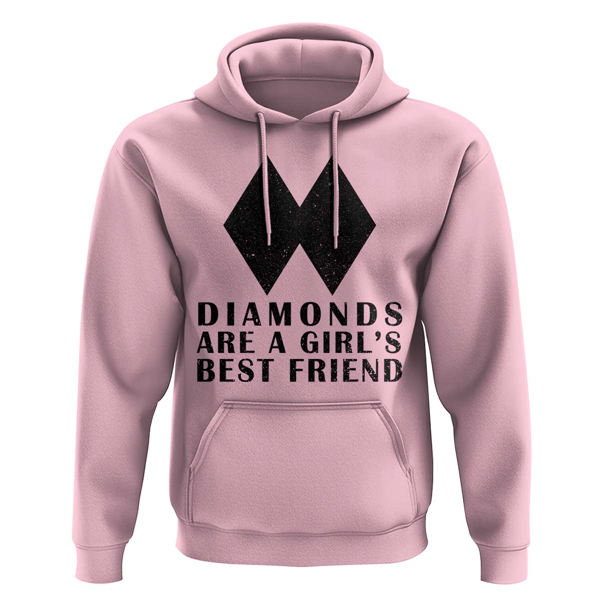 Funny Skiing Snowboarding Hoodie Diamonds Are A Girls Best Friend
