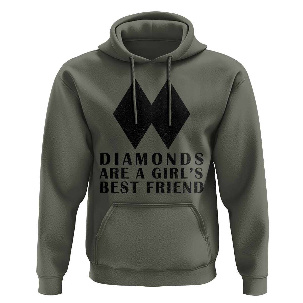Funny Skiing Snowboarding Hoodie Diamonds Are A Girls Best Friend