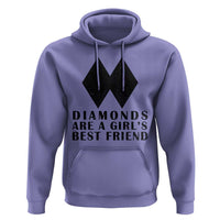 Funny Skiing Snowboarding Hoodie Diamonds Are A Girls Best Friend