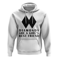 Funny Skiing Snowboarding Hoodie Diamonds Are A Girls Best Friend