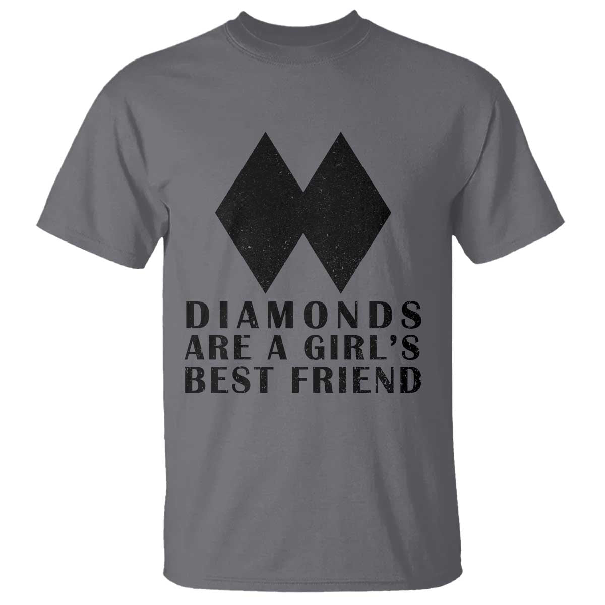 Funny Skiing Snowboarding T Shirt Diamonds Are A Girls Best Friend