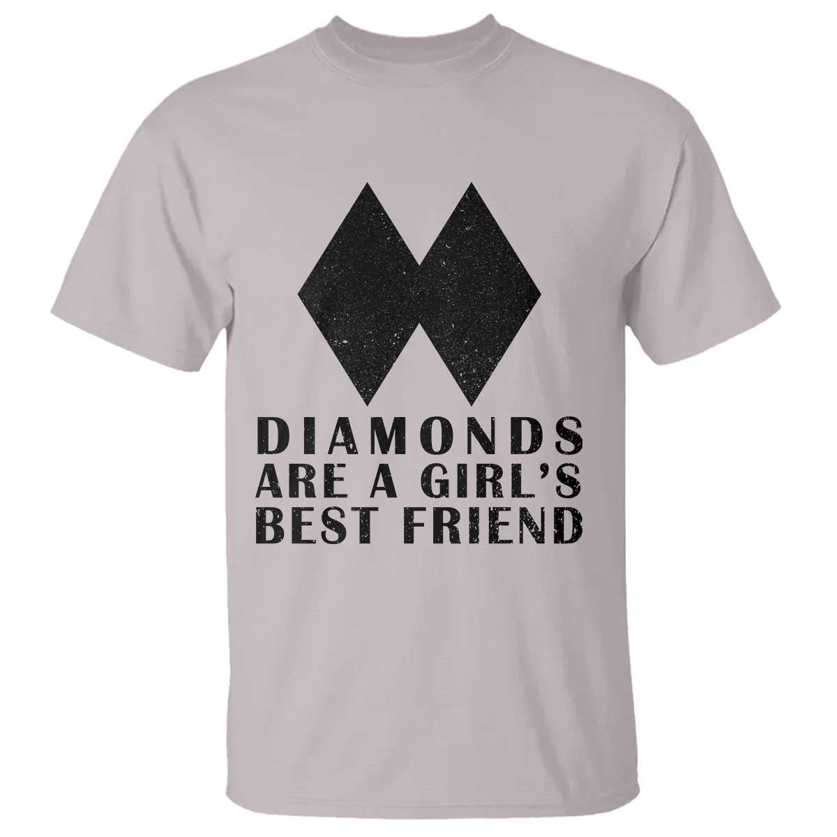 Funny Skiing Snowboarding T Shirt Diamonds Are A Girls Best Friend