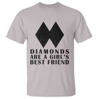 Funny Skiing Snowboarding T Shirt Diamonds Are A Girls Best Friend